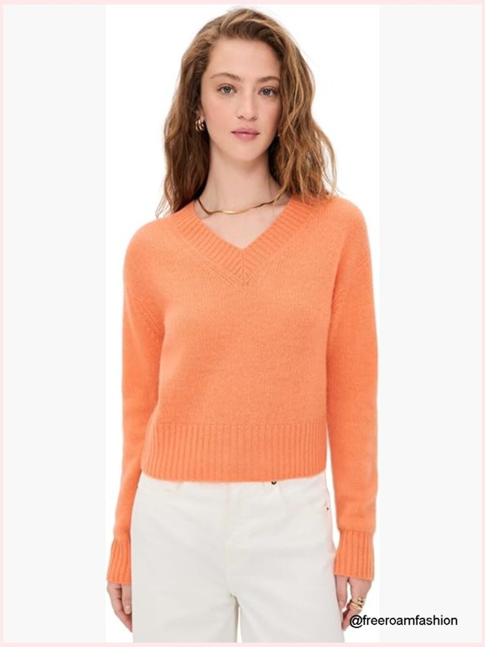 Featherweight Cashmere V Neck Pullover